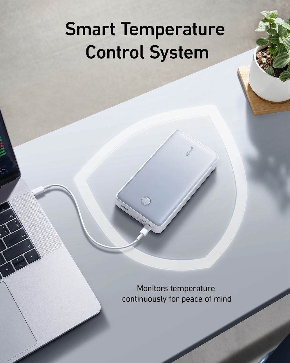 Anker 537 Power Bank (PowerCore 24K for Laptop) Blancos | Mexico ZOD391872