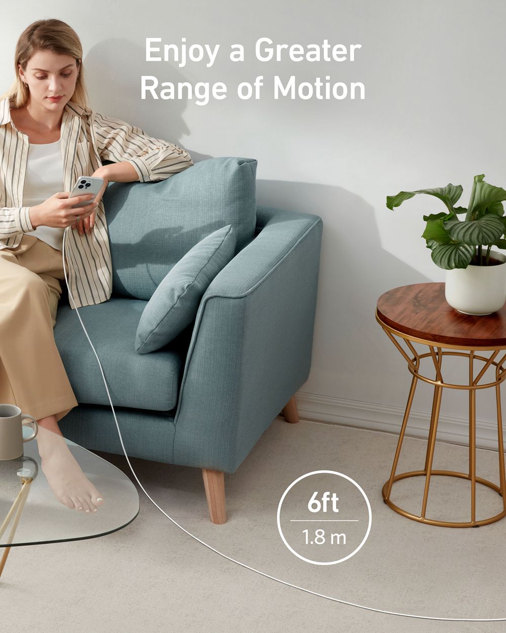 Anker 541 USB-A to Lightning Cable (3 ft / 6 ft) Blancos | Mexico SFD934258