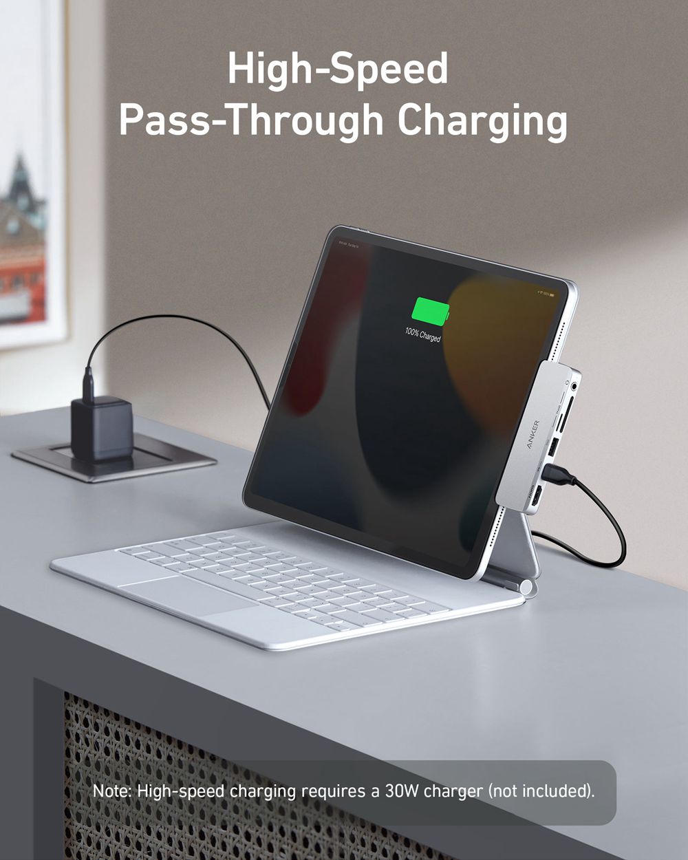 Anker 541 USB-C Hub (6-in-1 For iPad) Blancos | Mexico HDI643120