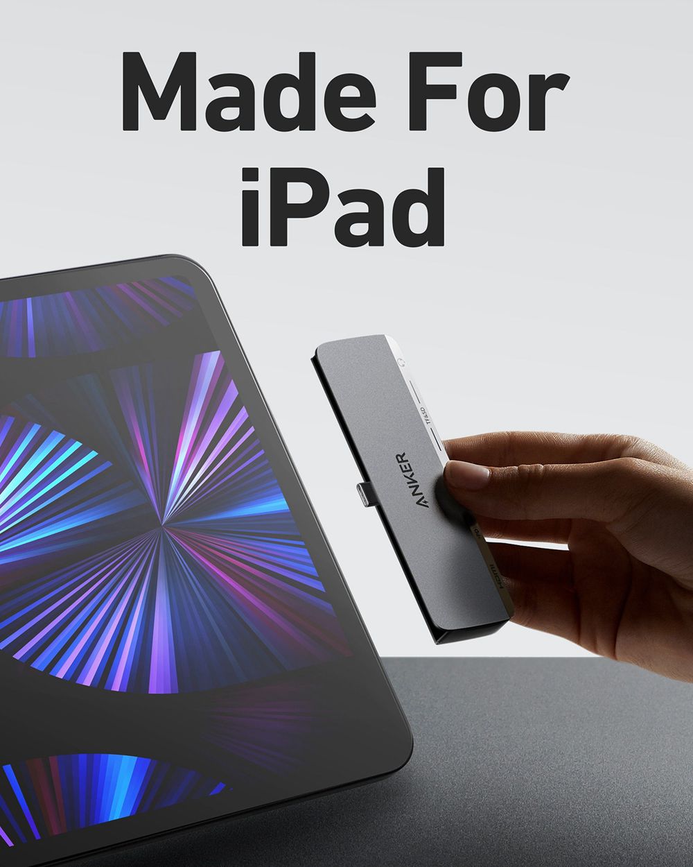 Anker 541 USB-C Hub (6-in-1 For iPad) Plateados | Mexico KJE569384