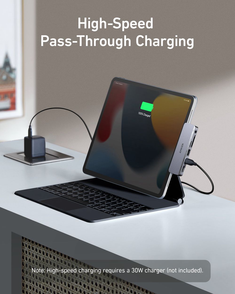 Anker 541 USB-C Hub (6-in-1 For iPad) Plateados | Mexico KJE569384