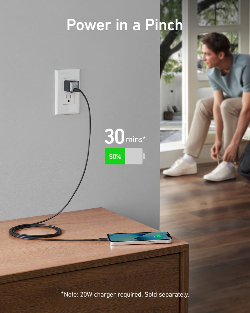 Anker 541 USB-C to Lightning Cable (1 ft / 3 ft / 6 ft) Negros | Mexico GDS398051