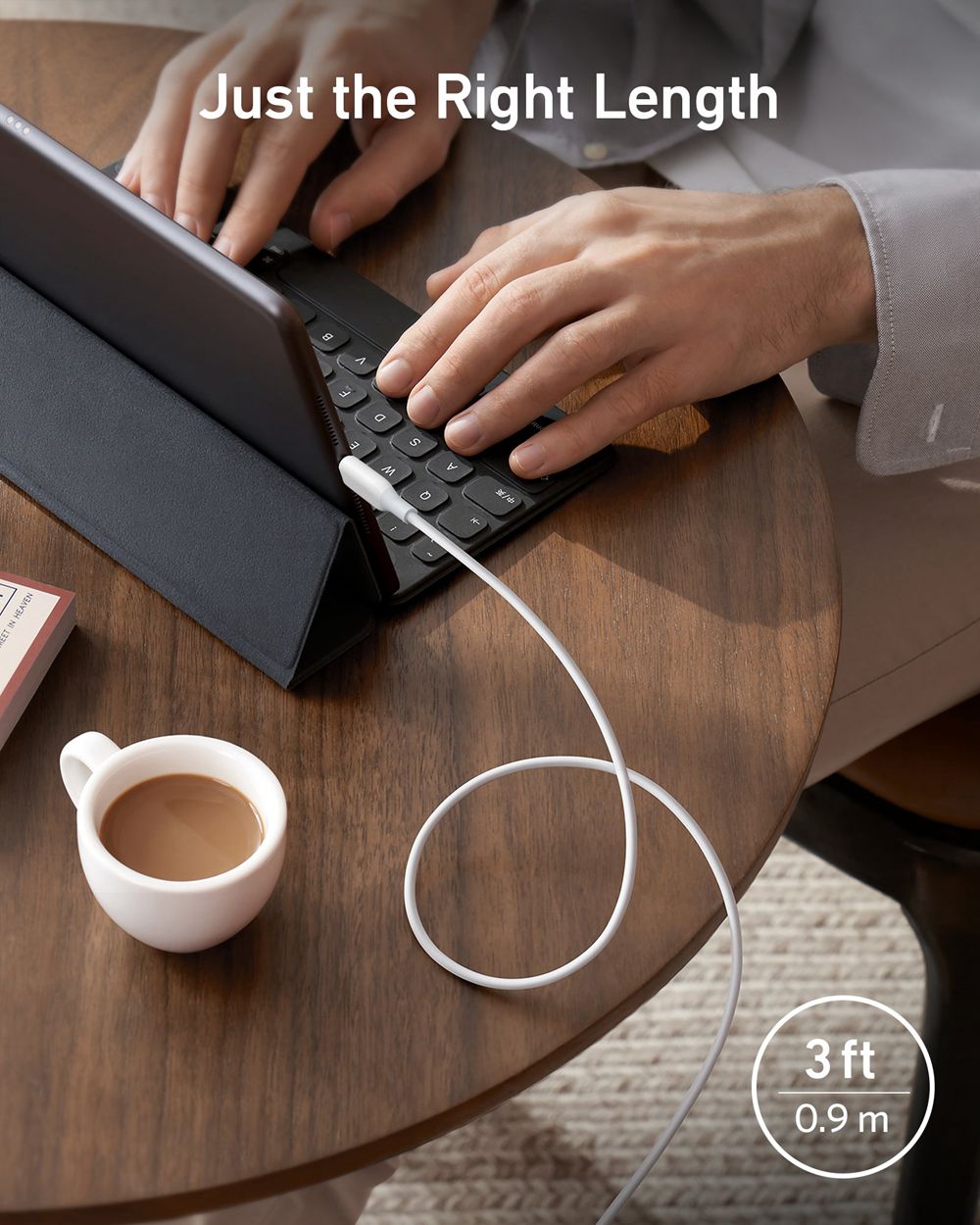 Anker 541 USB-C to Lightning Cable (1 ft / 3 ft / 6 ft) Blancos | Mexico PDY243091