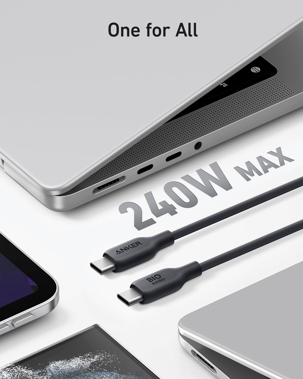 Anker 543 USB-C to USB-C Cable (Bio-Based) Verdes | Mexico CHU170843