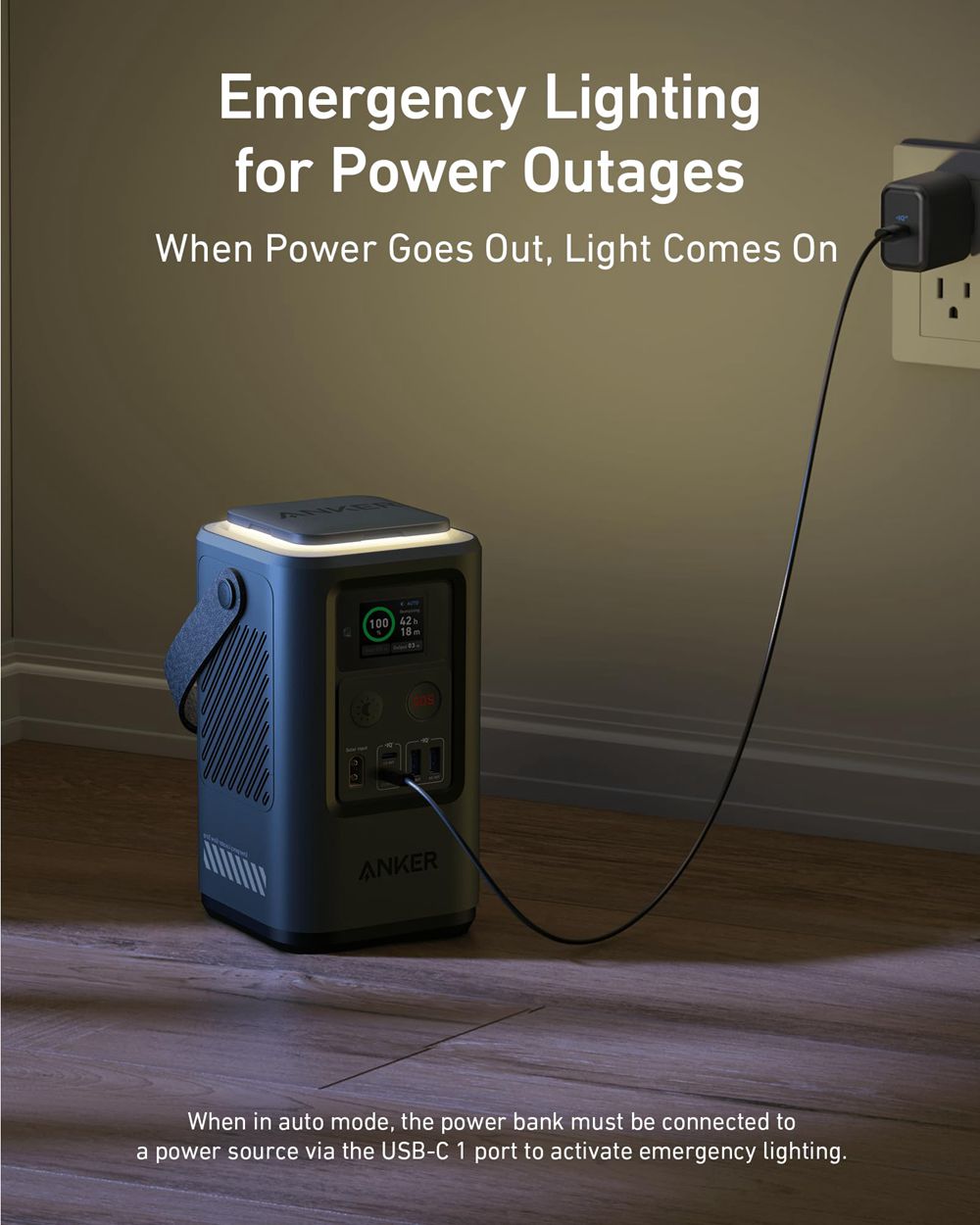 Anker 548 Power Bank - The Ultimate Camping Power Bank with USB-C and 60000mAh Capacity Verdes | Mexico GWT718509