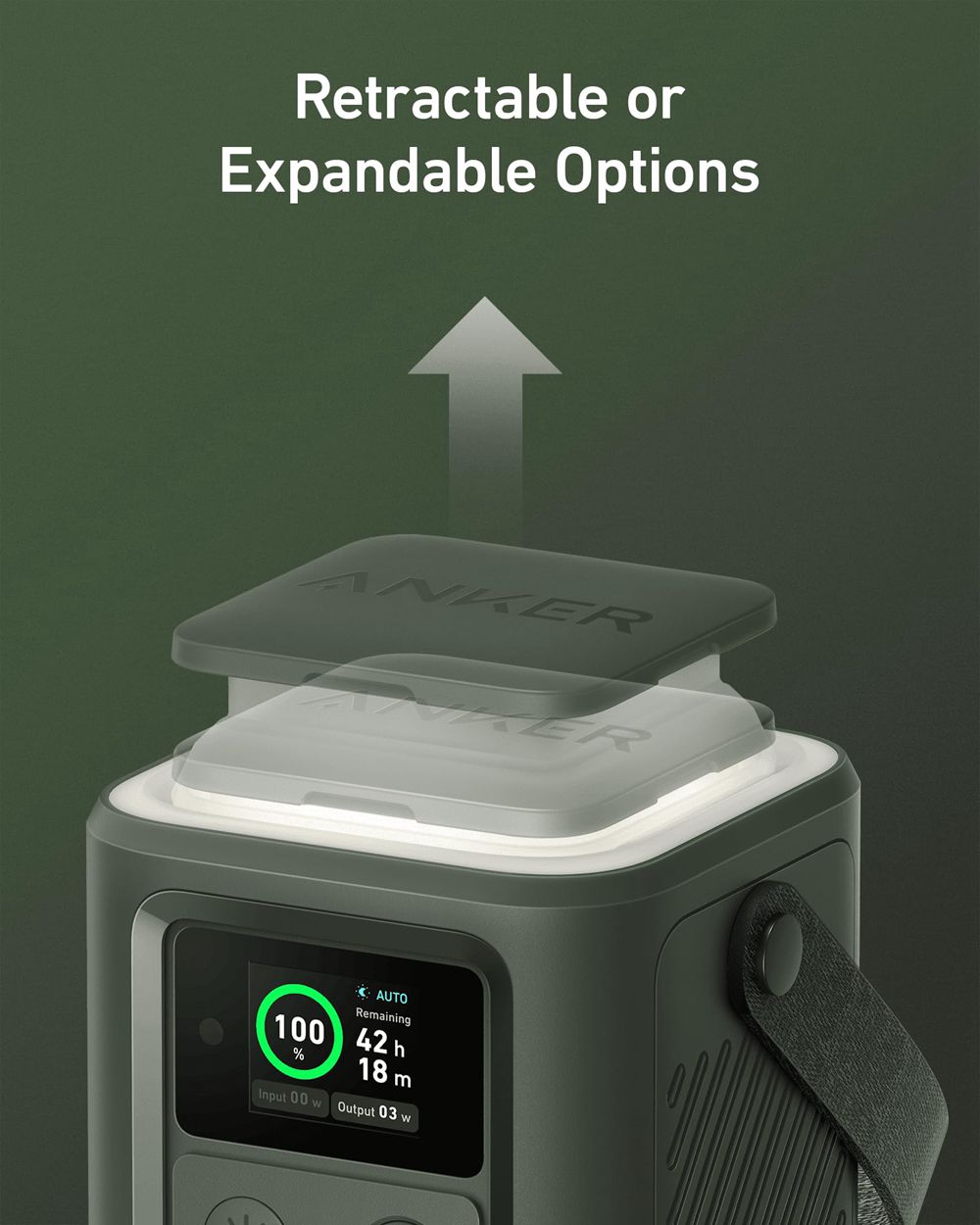 Anker 548 Power Bank - The Ultimate Camping Power Bank with USB-C and 60000mAh Capacity Verdes | Mexico GWT718509