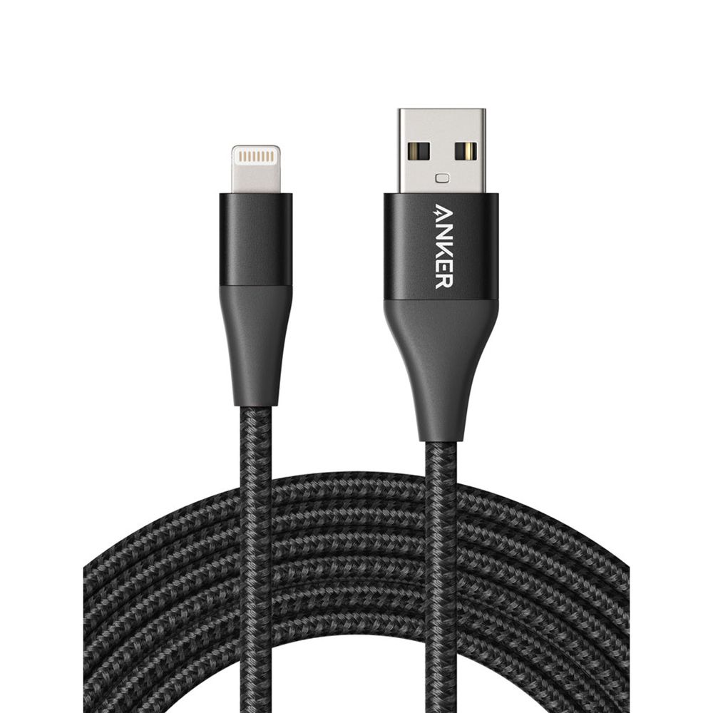 Anker 551 USB-A to Lightning Cable (1 ft / 3 ft / 6 ft / 10 ft) Negros | Mexico OYQ942685