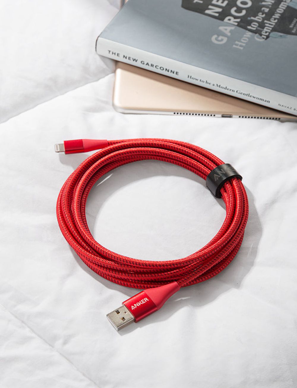 Anker 551 USB-A to Lightning Cable (1 ft / 3 ft / 6 ft / 10 ft) Rojos | Mexico GYW169730