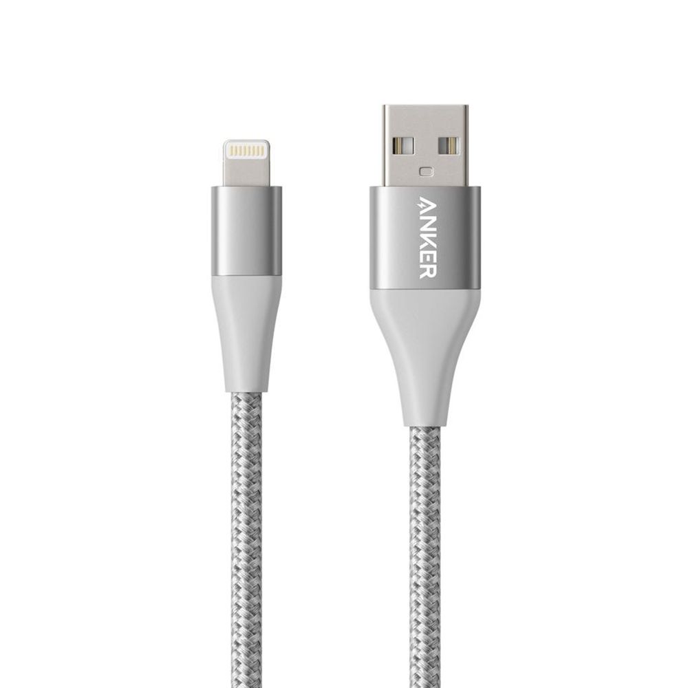 Anker 551 USB-A to Lightning Cable (1 ft / 3 ft / 6 ft / 10 ft) Plateados | Mexico JEZ420679