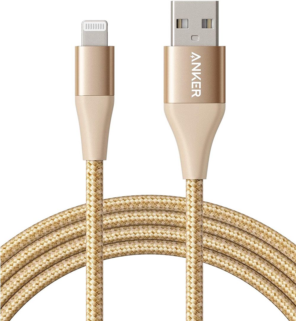 Anker 551 USB-A to Lightning Cable (1 ft / 3 ft / 6 ft / 10 ft) Champagne | Mexico HQU716823