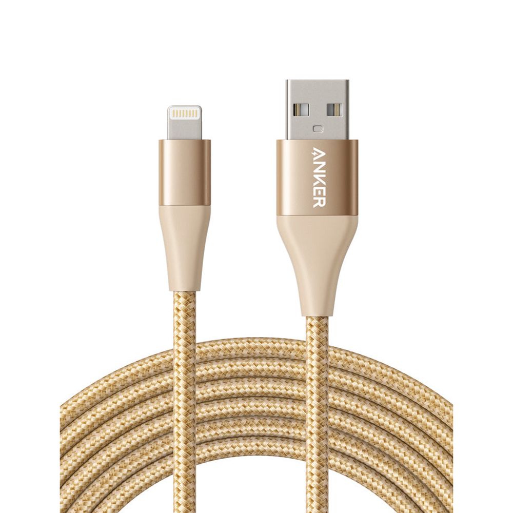 Anker 551 USB-A to Lightning Cable (1 ft / 3 ft / 6 ft / 10 ft) Champagne | Mexico HQU716823