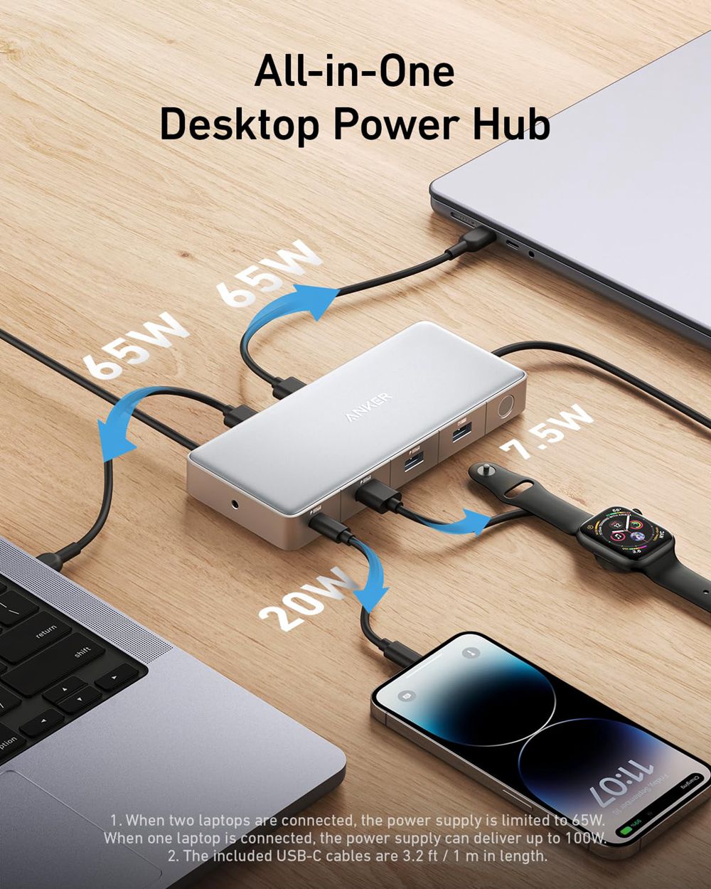 Anker 554 USB-C Docking Station (KVM Switch) Plateados | Mexico WHZ175863