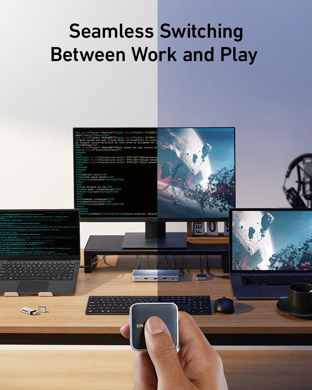 Anker 554 USB-C Docking Station (KVM Switch) Plateados | Mexico WHZ175863