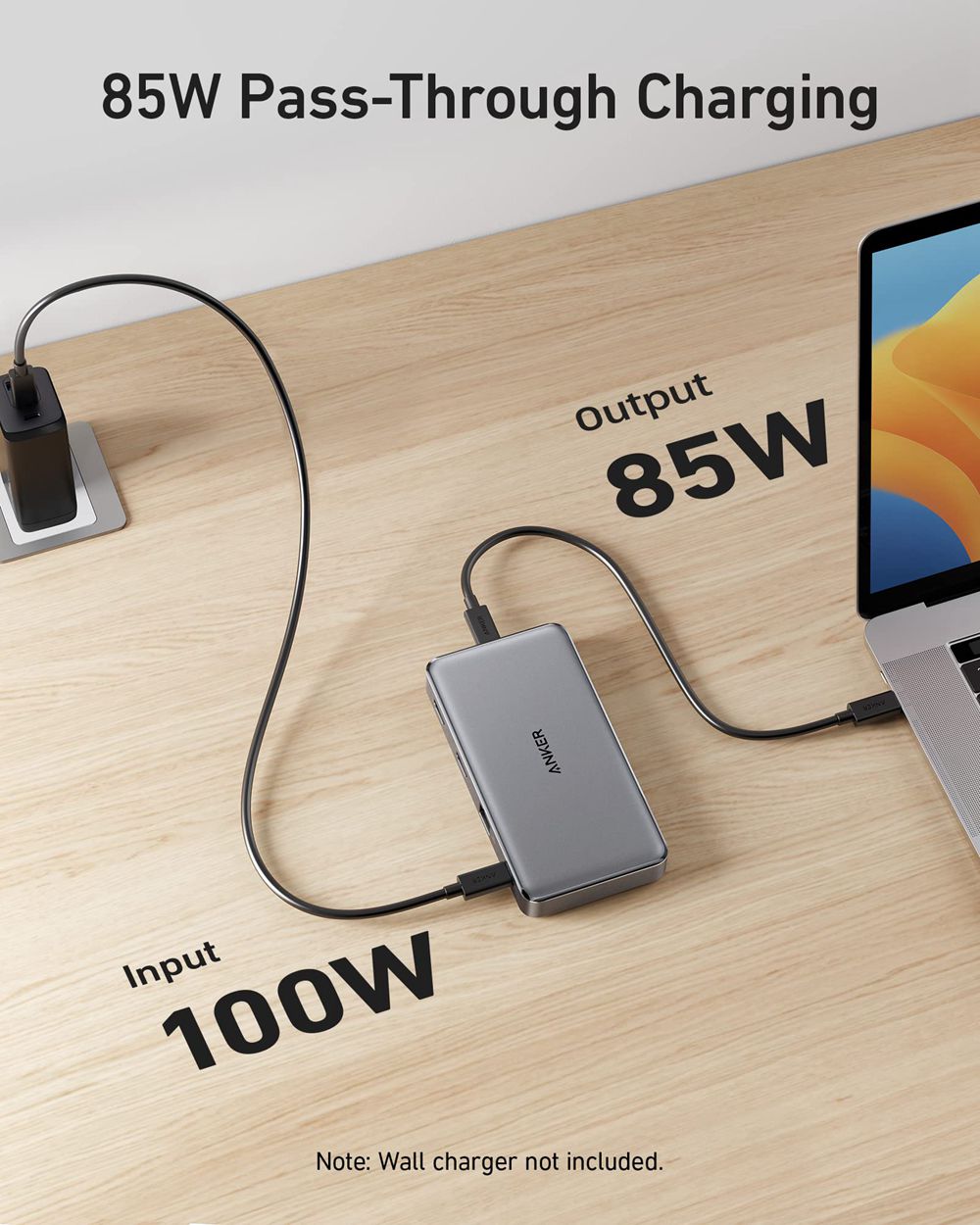 Anker 563 USB-C Hub (10-in-1 Dual 4K HDMI For MacBook) Plateados | Mexico VDG439268