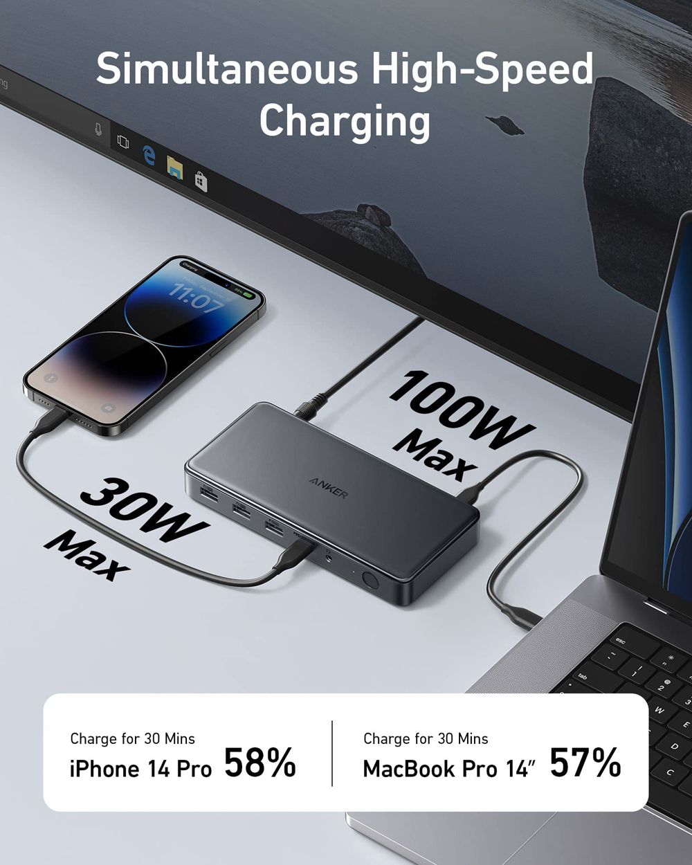 Anker 564 USB-C Docking Station (10-in-1) Negros | Mexico HLT357206