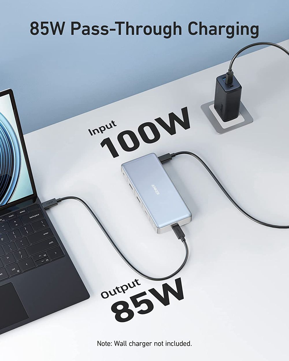 Anker 575 USB-C Hub (12-in-1 Dual HDMI DP) Plateados | Mexico NAB847106