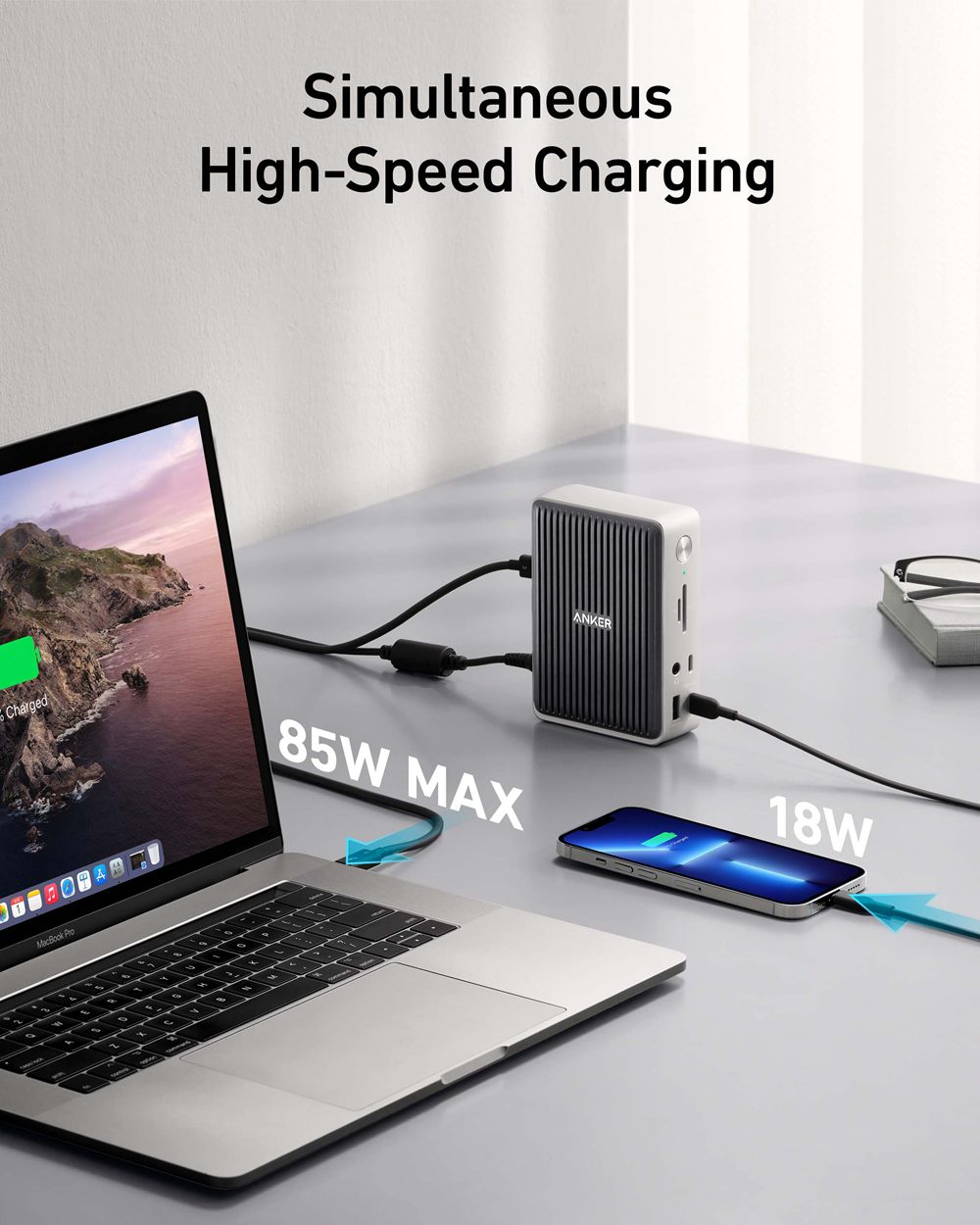 Anker 577 Thunderbolt Docking Station (13-in-1 Thunderbolt 3) Plateados | Mexico VQI854713