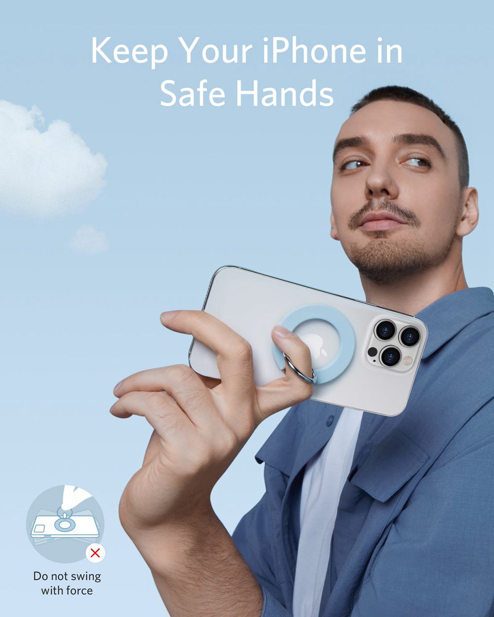 Anker 610 Magnetic Phone Grip (MagGo) Azules | Mexico RZK205318