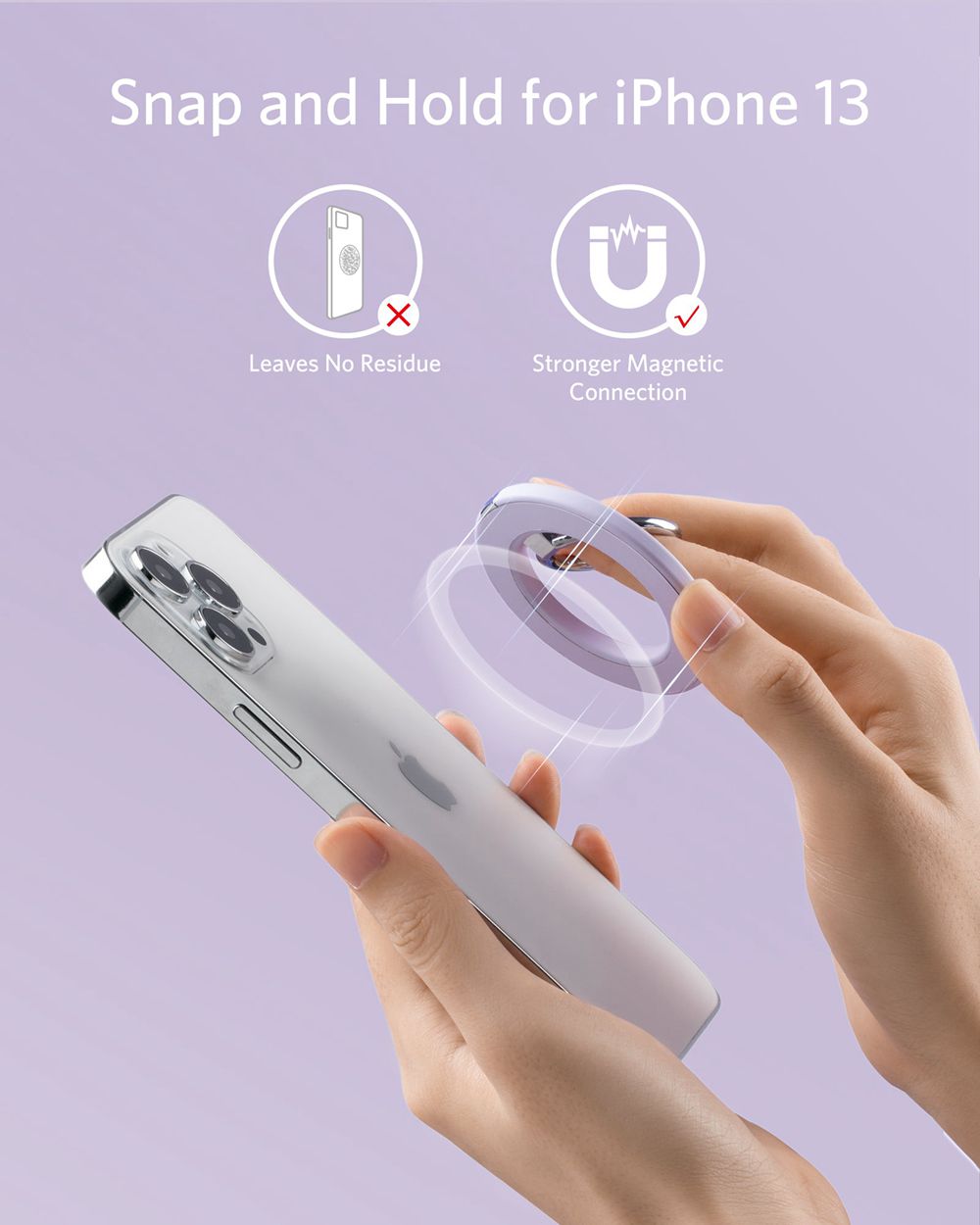 Anker 610 Magnetic Phone Grip (MagGo) Morados | Mexico XWK380214