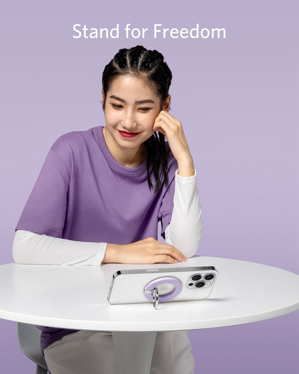 Anker 610 Magnetic Phone Grip (MagGo) Morados | Mexico XWK380214