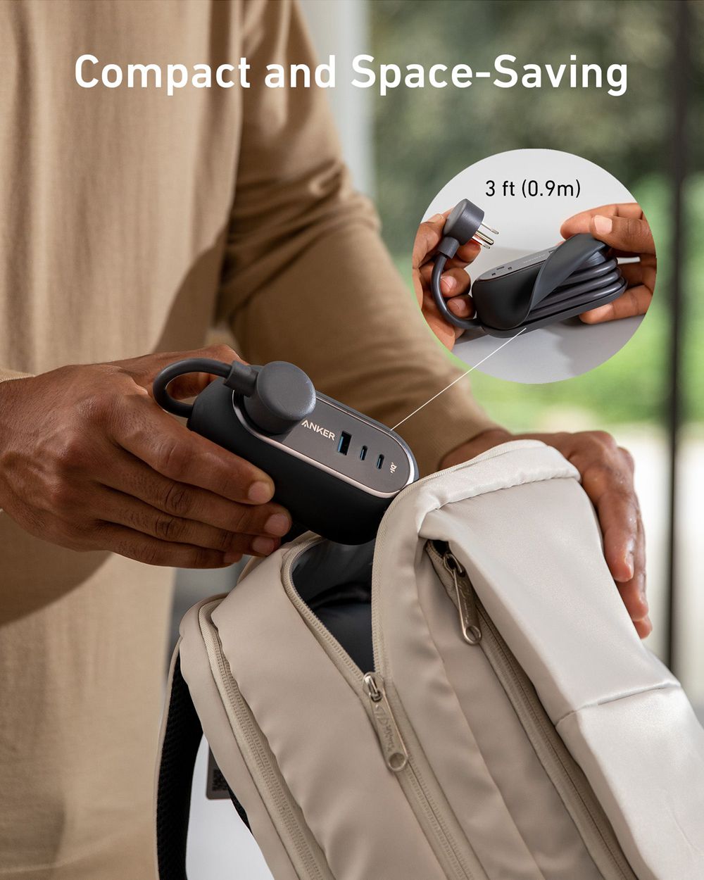 Anker 615 USB Power Strip (GaNPrime 65W) Blancos | Mexico OYZ943581