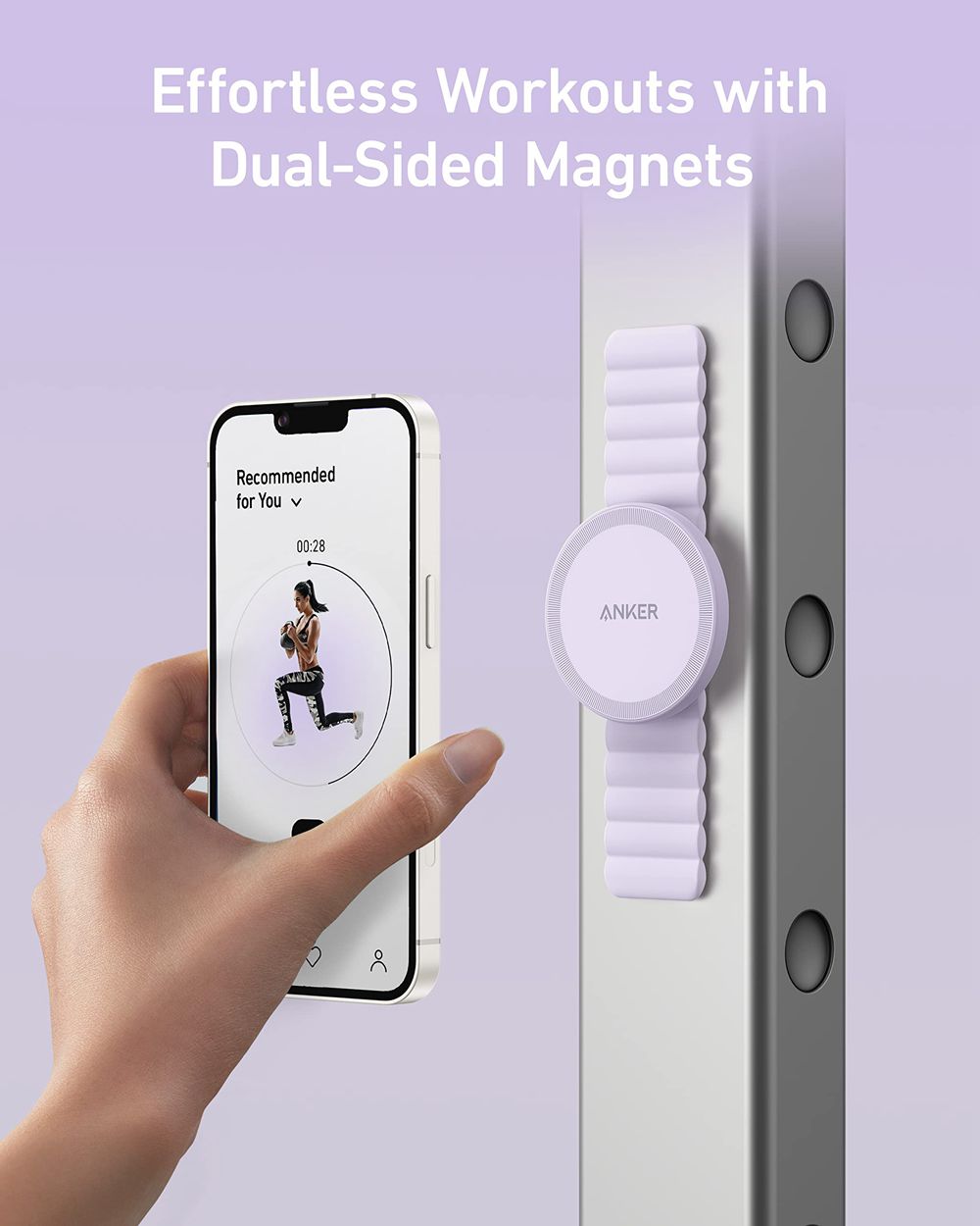 Anker 620 MagGo Grip Morados | Mexico VEY906285