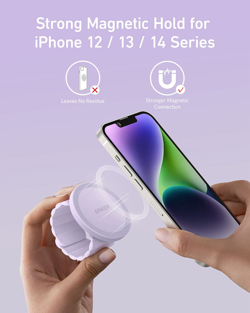 Anker 620 MagGo Grip Morados | Mexico VEY906285