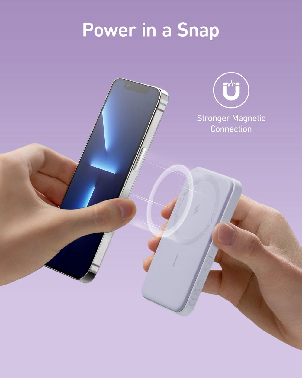 Anker 621 Magnetic Battery (MagGo) Morados | Mexico TVJ375612