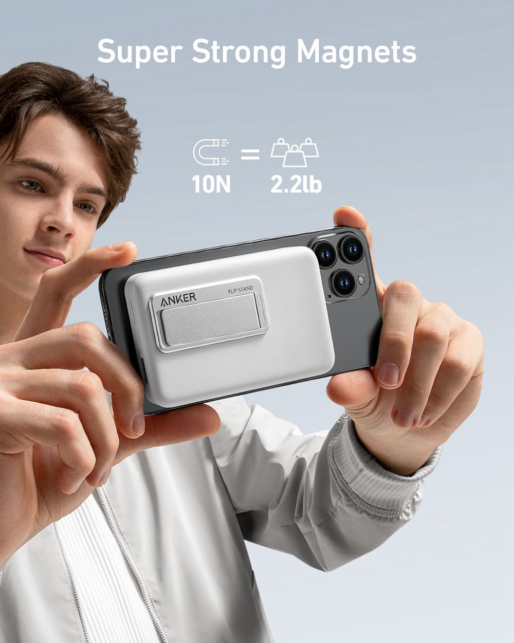 Anker 633 Magnetic Battery Blancos | Mexico JUA158397