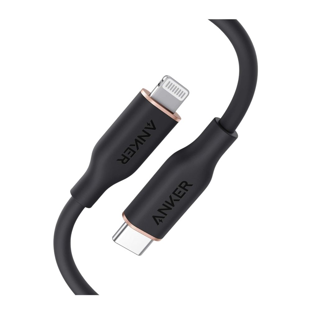 Anker 641 USB-C to Lightning Cable (Flow Silicone) Negros | Mexico MSH653241