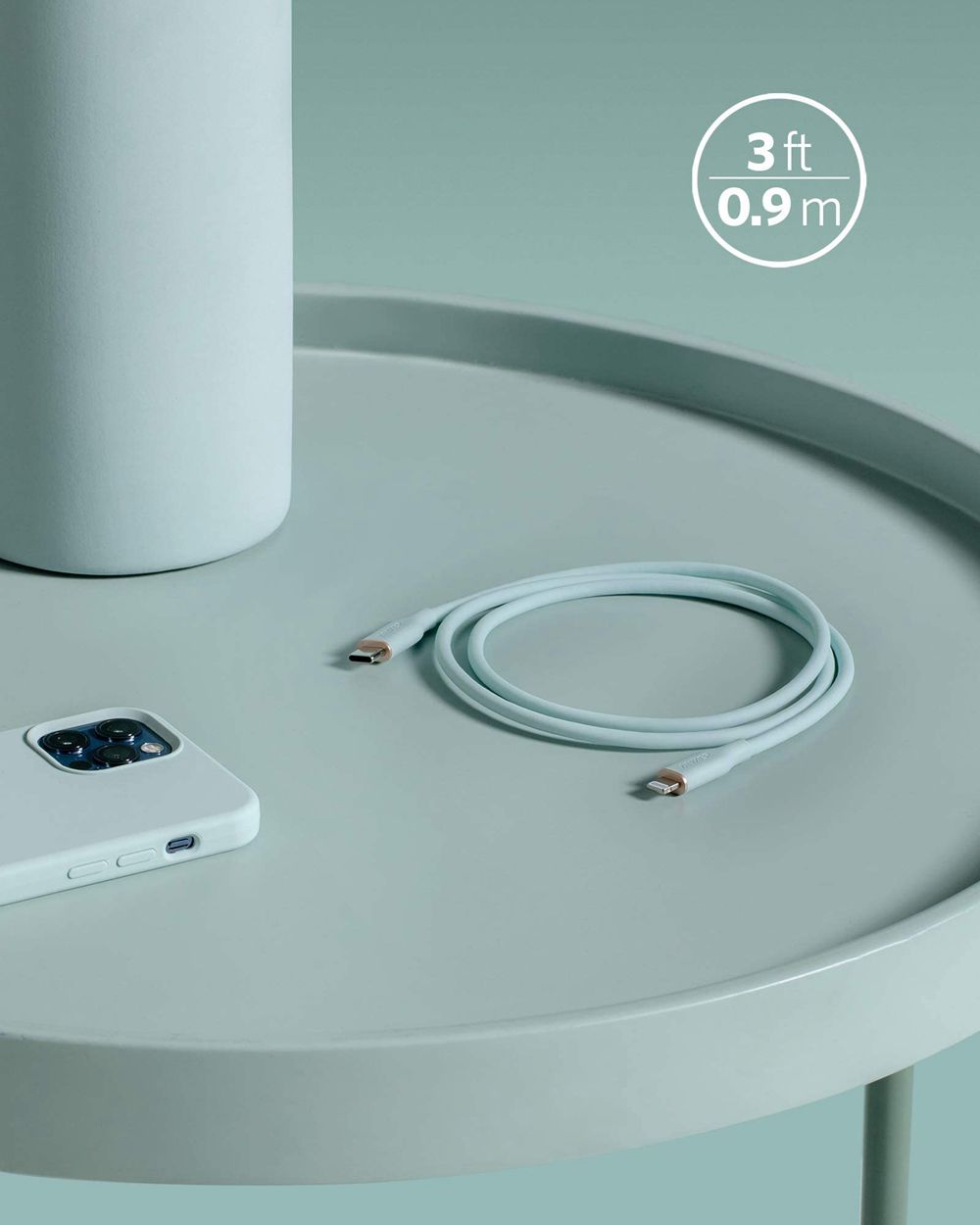 Anker 641 USB-C to Lightning Cable (Flow Silicone) Verdes | Mexico WKE659078