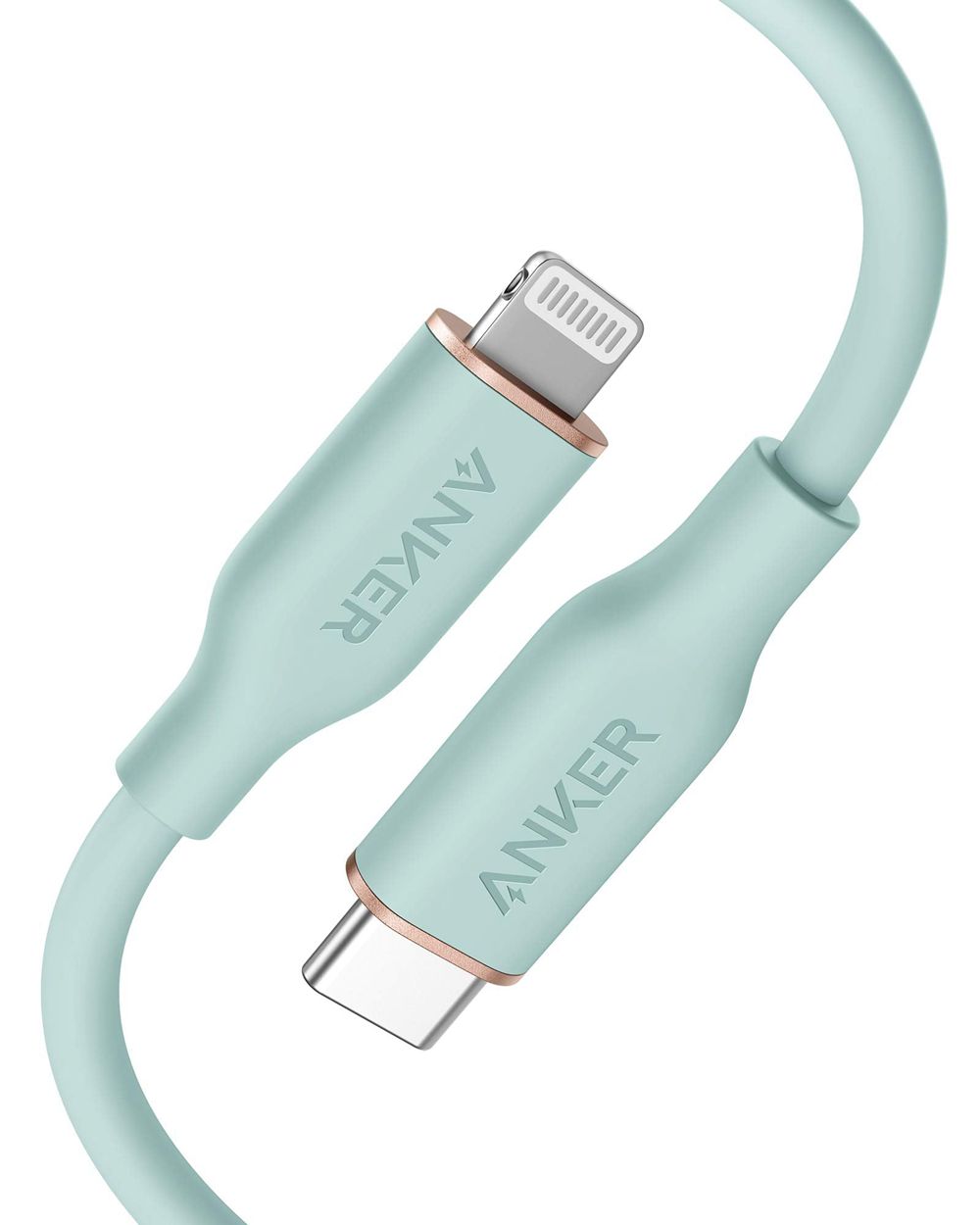 Anker 641 USB-C to Lightning Cable (Flow Silicone) Verdes | Mexico WKE659078