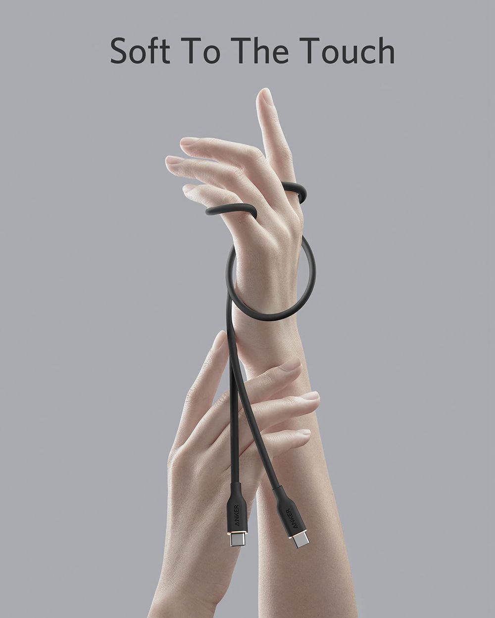 Anker 643 USB-C to USB-C Cable (Flow Silicone) Negros | Mexico SLV638459