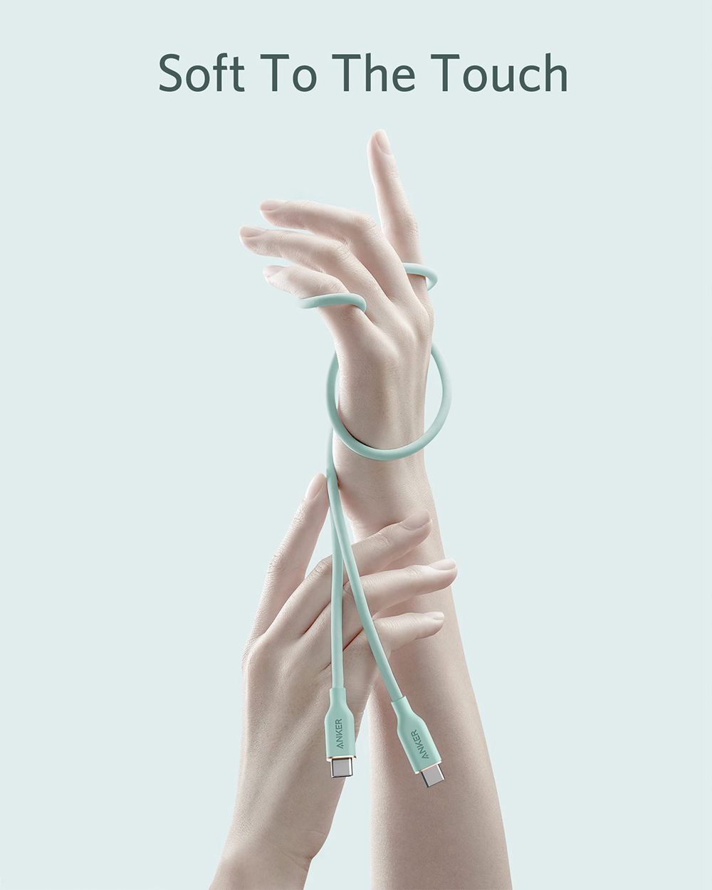 Anker 643 USB-C to USB-C Cable (Flow Silicone) Verdes | Mexico MZW803761
