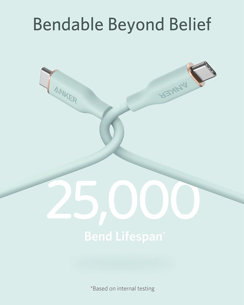 Anker 643 USB-C to USB-C Cable (Flow Silicone) Verdes | Mexico MZW803761