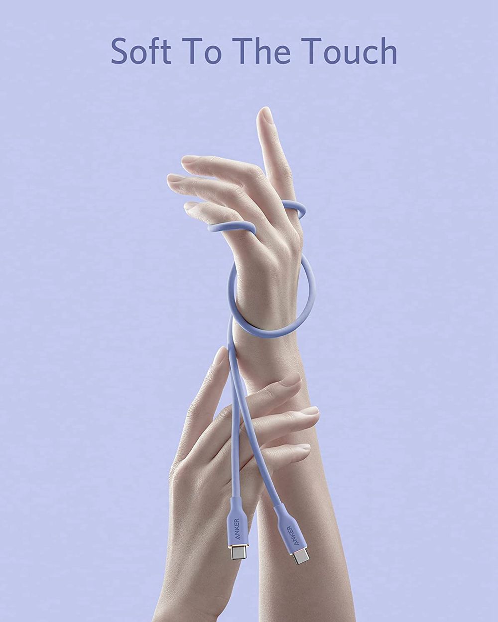 Anker 643 USB-C to USB-C Cable (Flow Silicone) Azules Oscuro | Mexico ACS725490