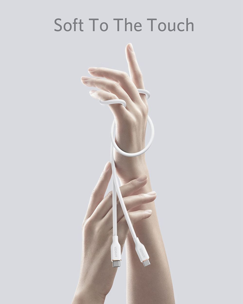 Anker 643 USB-C to USB-C Cable (Flow Silicone) Blancos | Mexico HTY913046