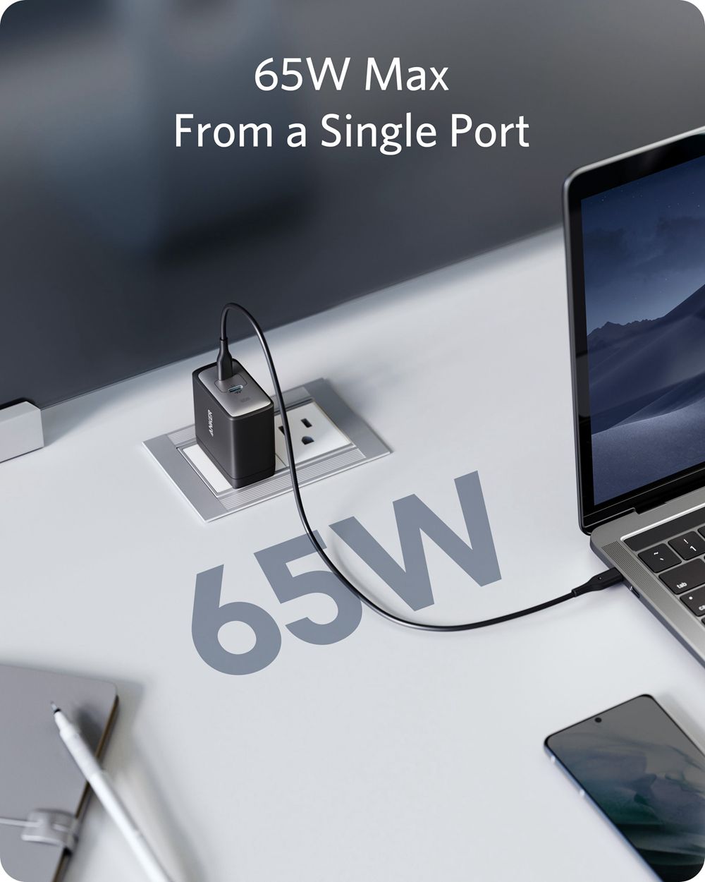 Anker 726 Charger (Nano II 65W) Negros | Mexico ZTP269835