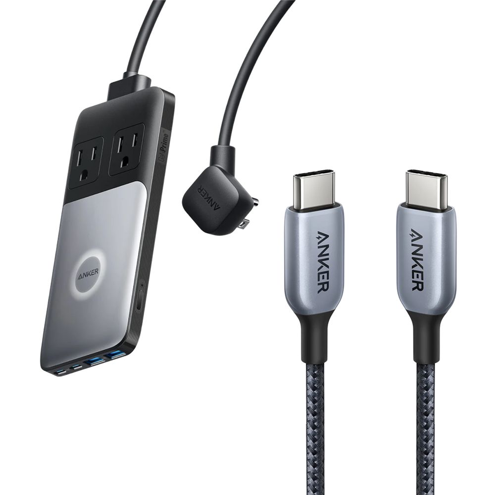 Anker 727 Charging Station (GaNPrime 100W) and 765 USB-C to USB-C Cable (140W Nylon) Negros | Mexico SEM271845