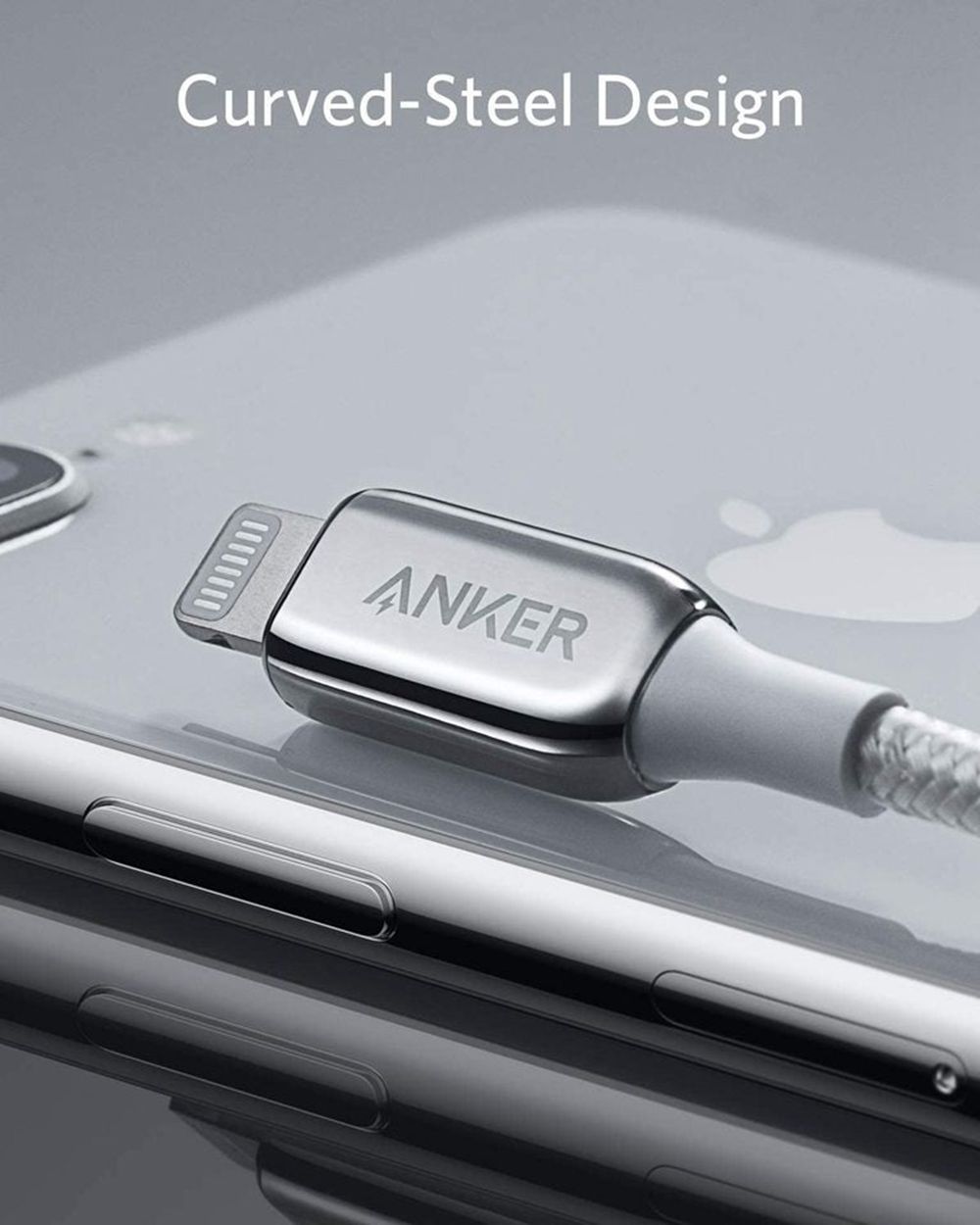 Anker 762 USB-C to Lightning Cable (3 ft / 6 ft Nylon) Plateados | Mexico ZJX791356