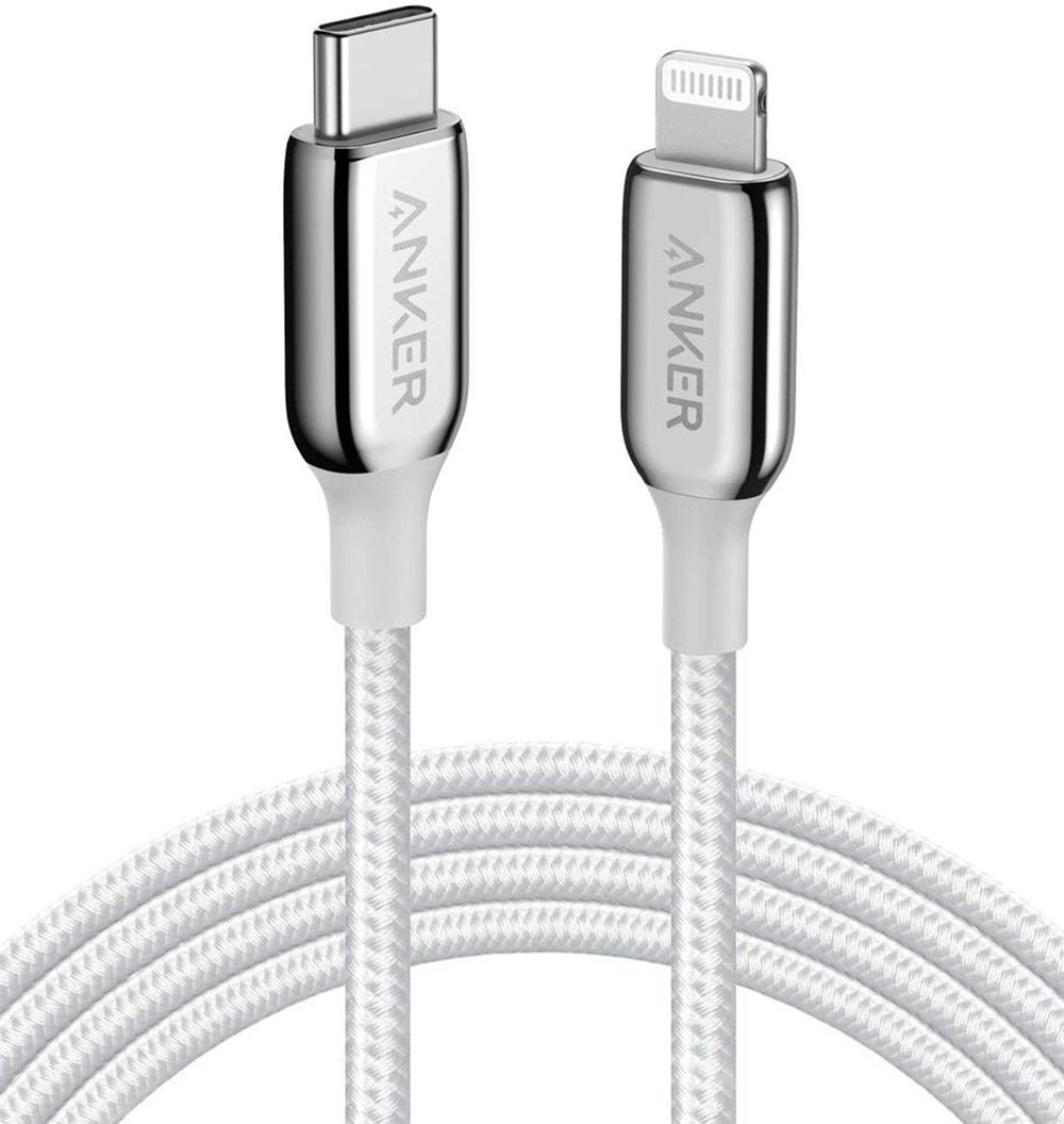 Anker 762 USB-C to Lightning Cable (3 ft / 6 ft Nylon) Plateados | Mexico ZJX791356