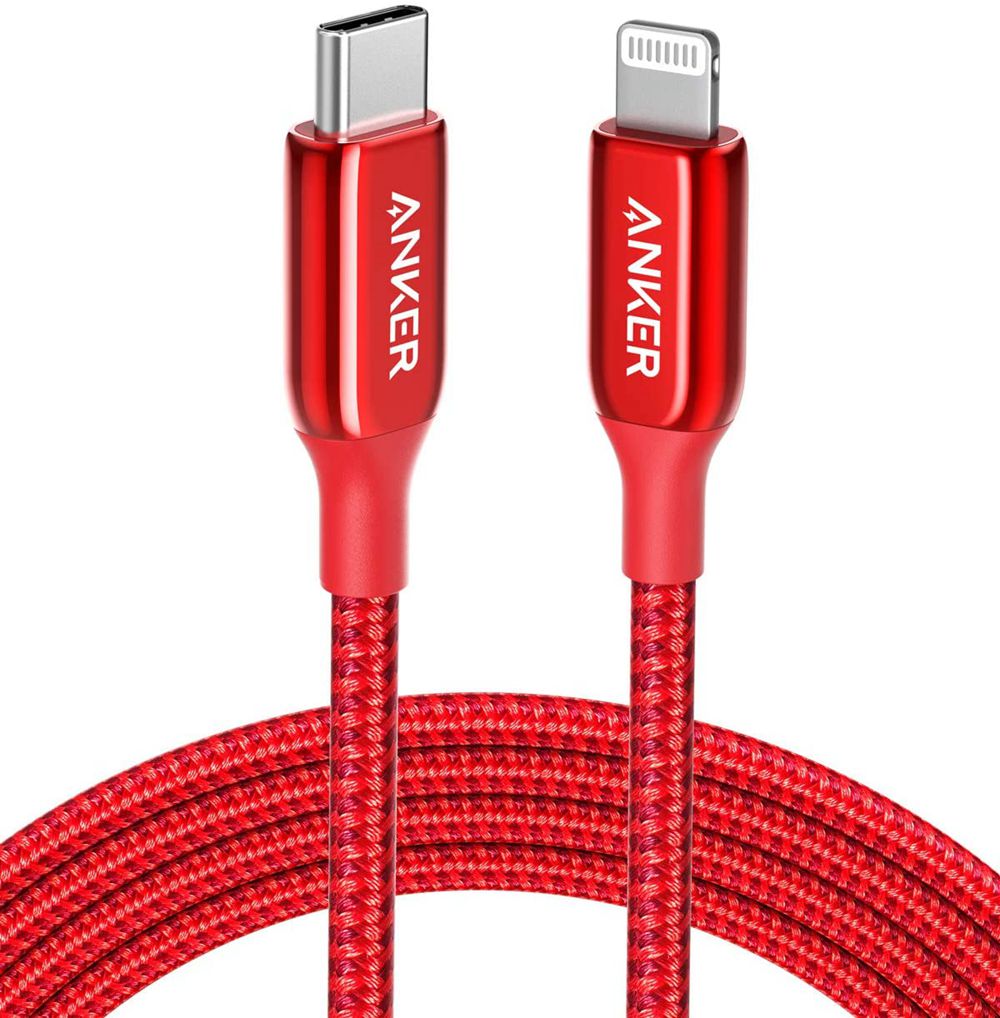 Anker 762 USB-C to Lightning Cable (3 ft / 6 ft Nylon) Rojos | Mexico RCF602937