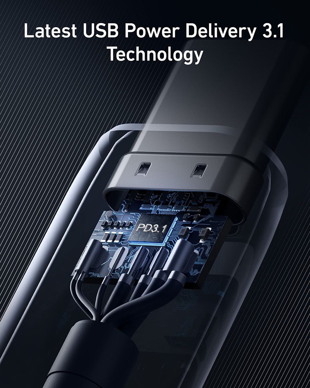 Anker 765 USB-C to USB-C Cable (140W Nylon) Grises | Mexico QZI148026