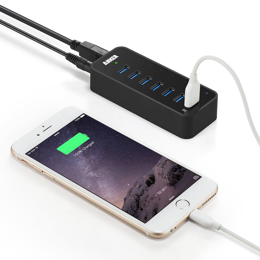 Anker 7-Port USB 3.0 Hub Negros | Mexico KQZ805732