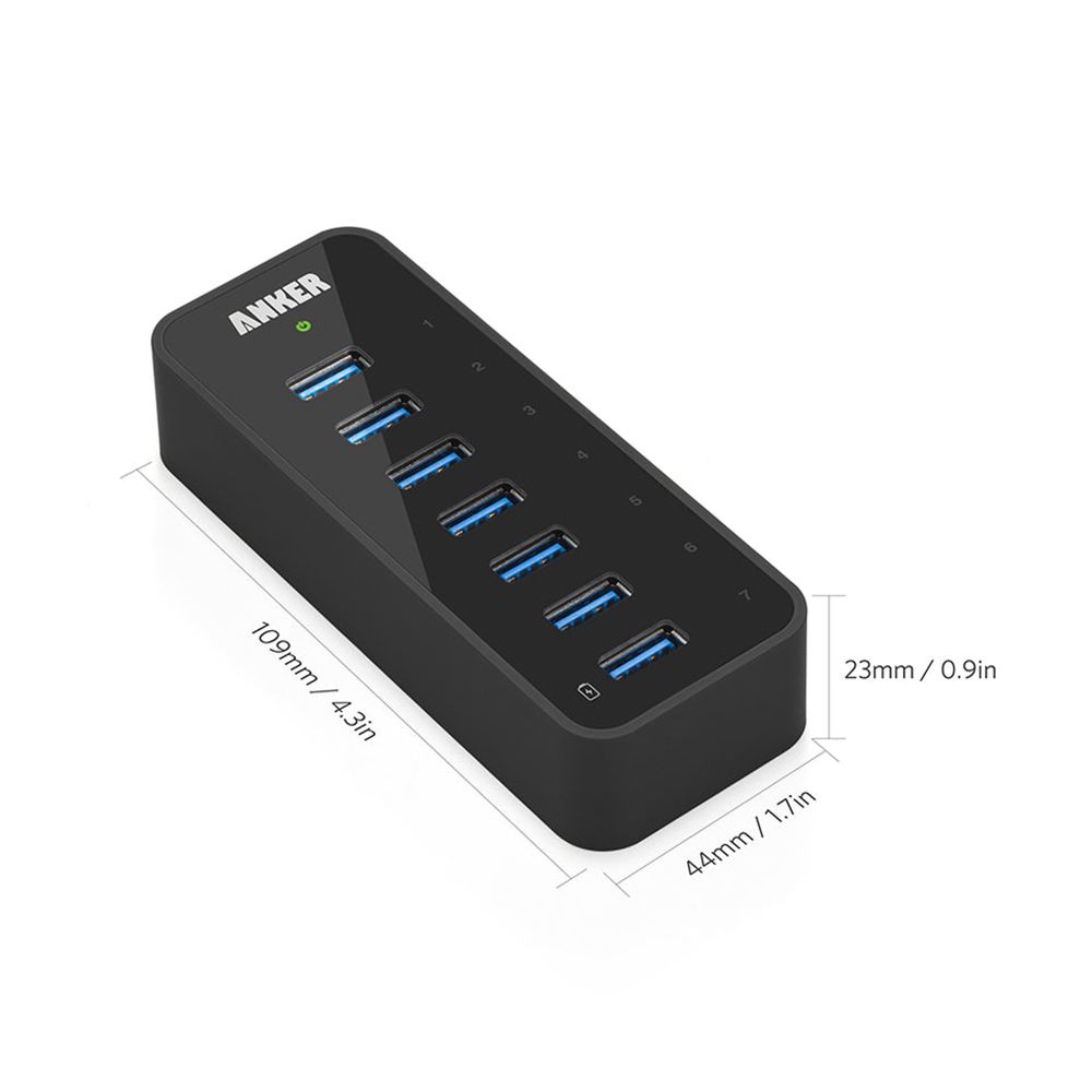 Anker 7-Port USB 3.0 Hub Negros | Mexico KQZ805732