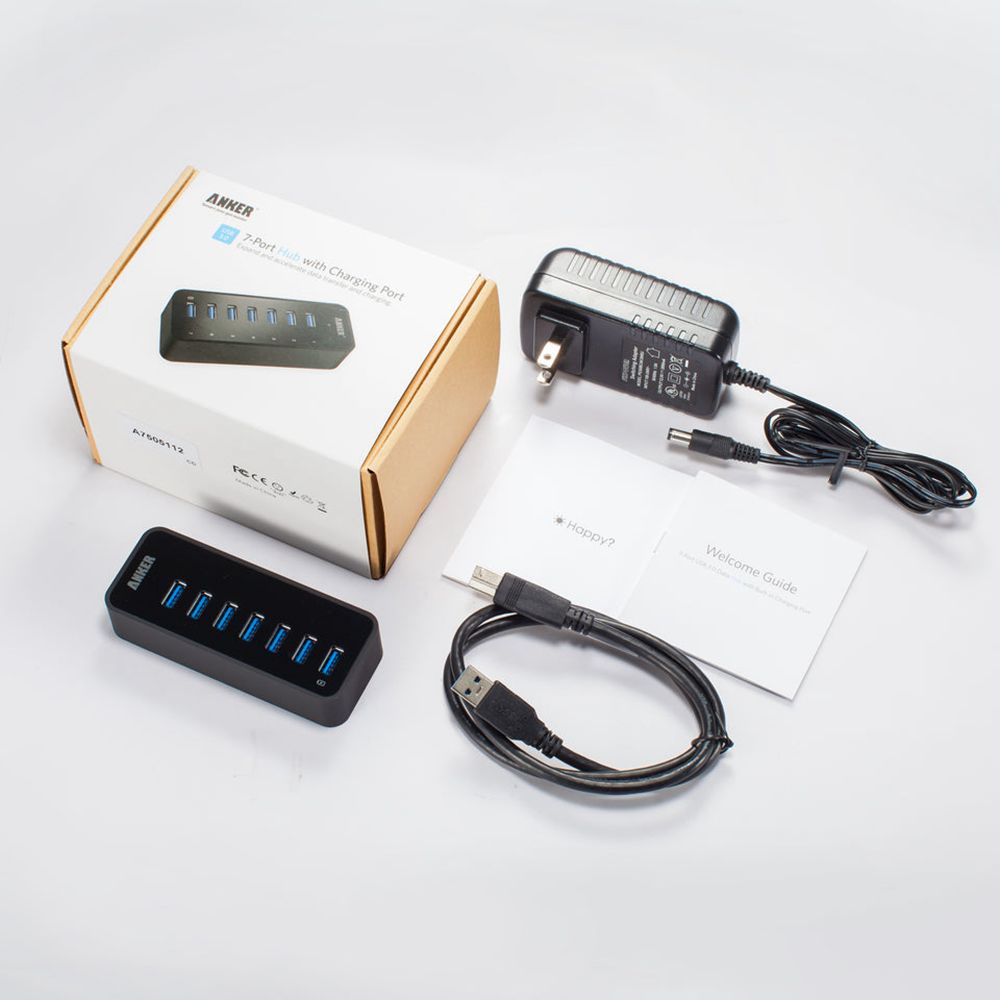 Anker 7-Port USB 3.0 Hub Negros | Mexico KQZ805732