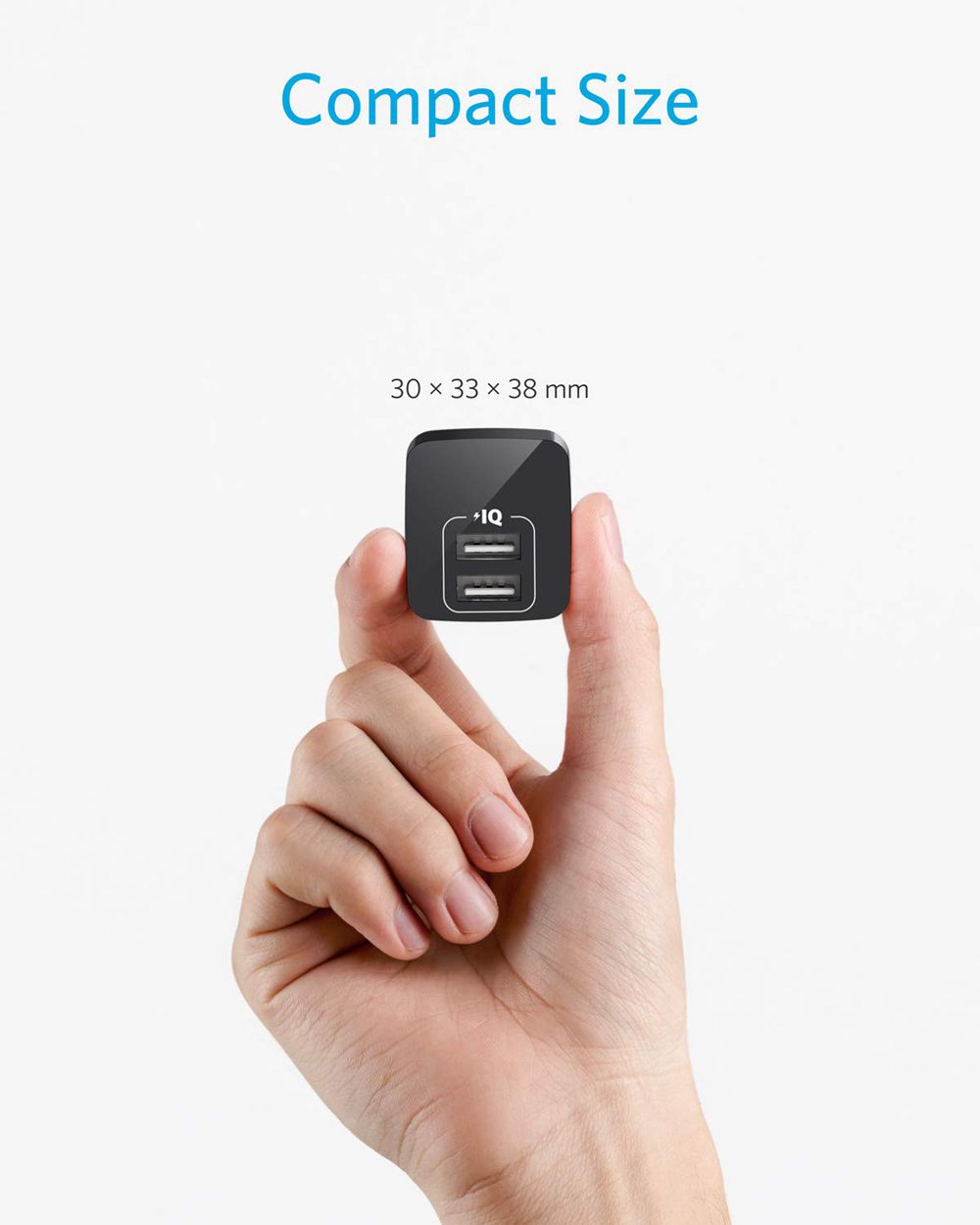 Anker Dual-Port 12W Wall Charger (2-Pack) Negros | Mexico LFA590612