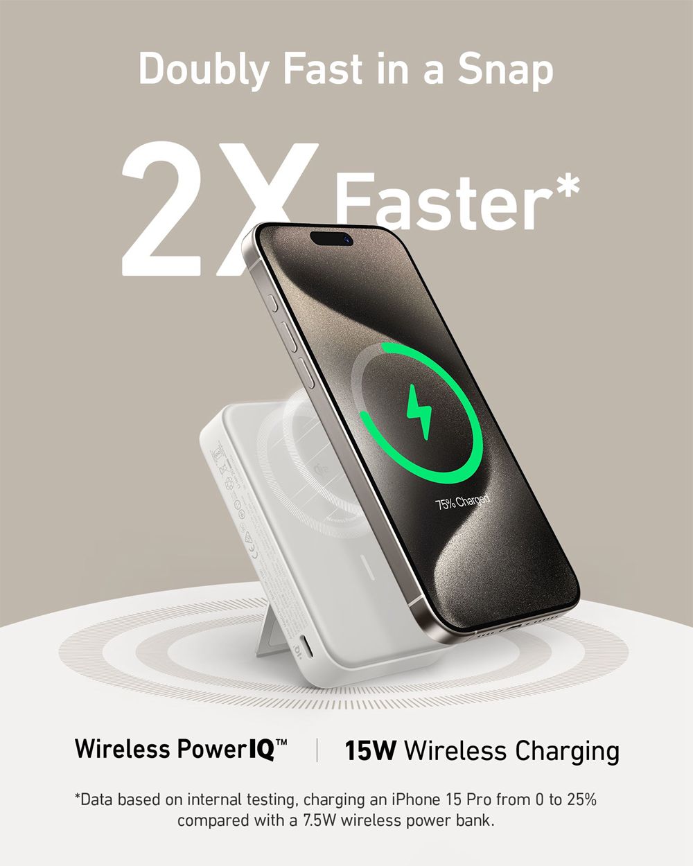 Anker MagGo Power Bank (10K) Blancos | Mexico VPQ821370