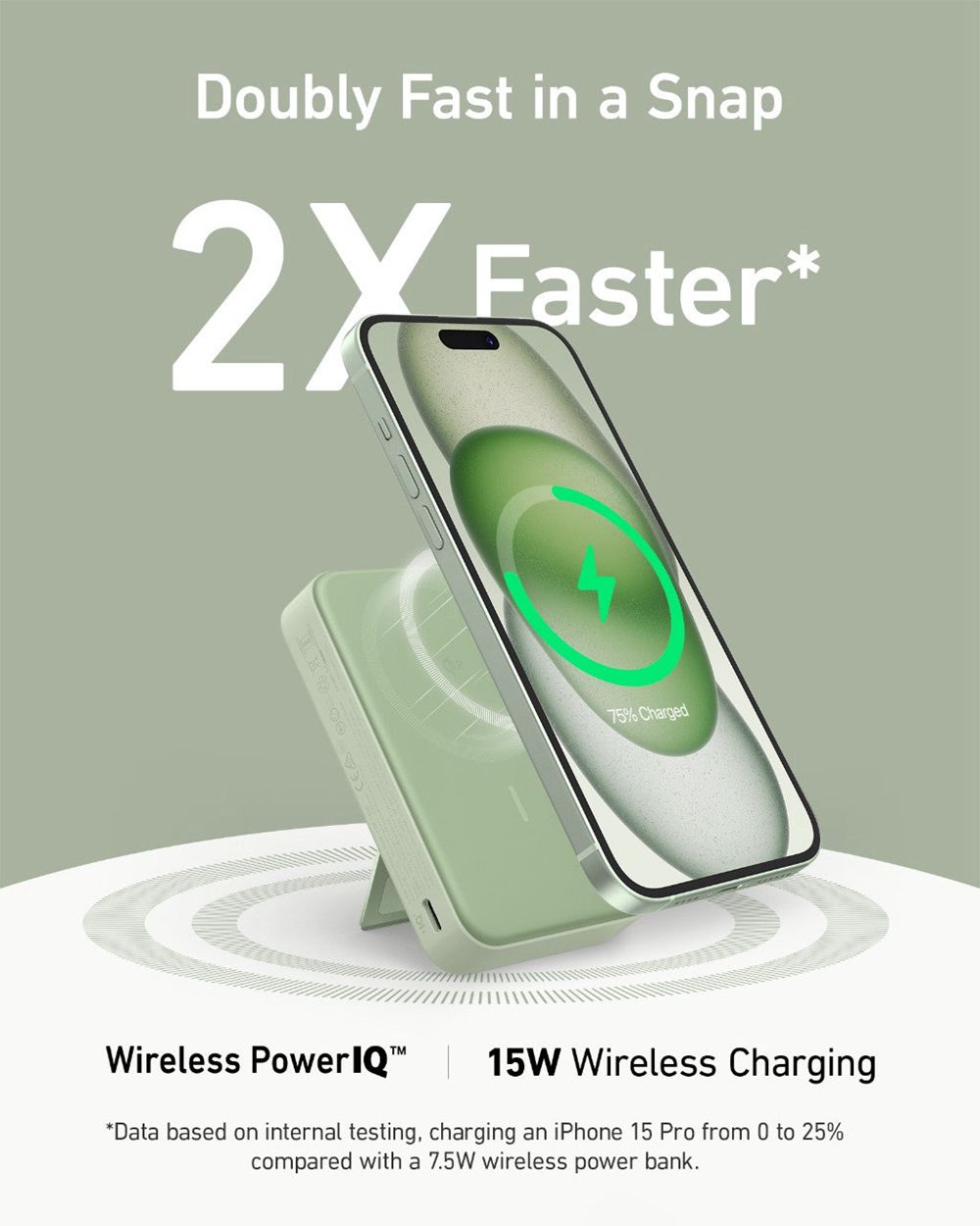 Anker MagGo Power Bank (10K) Verdes | Mexico LJX620835