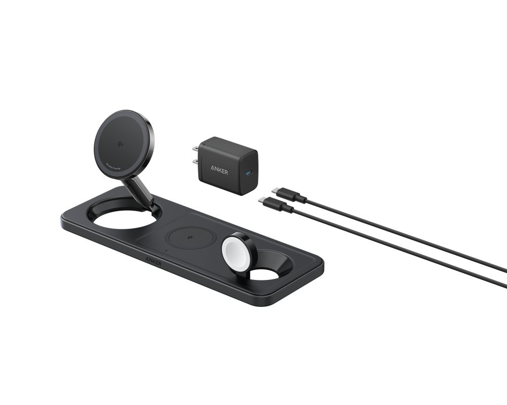 Anker MagGo Wireless Charging Station (3-in-1 Pad) Negros | Mexico MFS692817